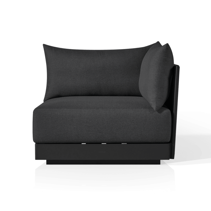 Antigua Corner | Aluminum Asteroid, Panama Grafito, Rope Dark Grey