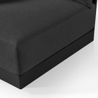 Antigua Corner | Aluminum Asteroid, Panama Grafito, Rope Dark Grey