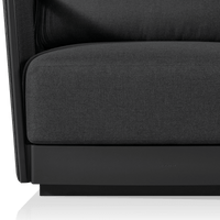 Antigua Lounge Chair | Aluminum Asteroid, Panama Grafito, Rope Dark Grey