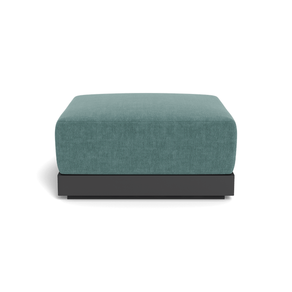 ANTIGUA OTTOMAN | Aluminum Asteroid, Altona Dew,