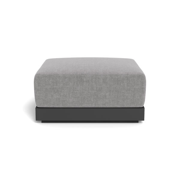 ANTIGUA OTTOMAN | Aluminum Asteroid, Altona Dove,