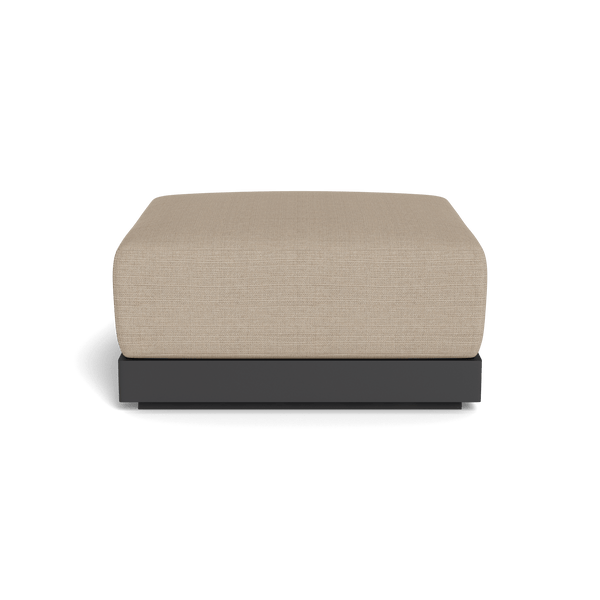 ANTIGUA OTTOMAN | Aluminum Asteroid, Monterey Sand,