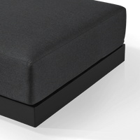 Antigua Ottoman | Aluminum Asteroid, Panama Grafito,