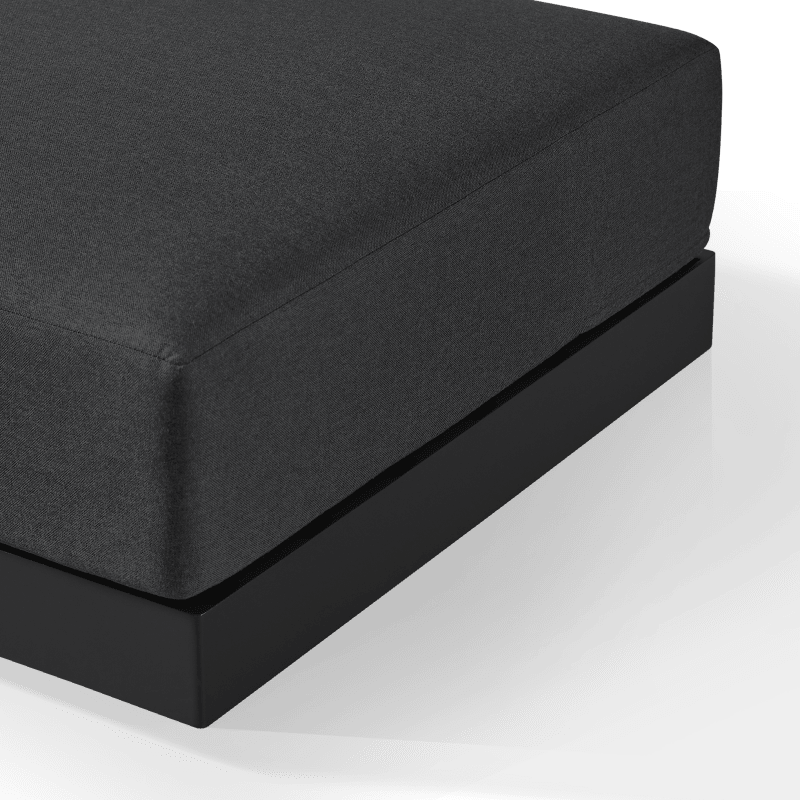 Antigua Ottoman | Aluminum Asteroid, Panama Grafito,