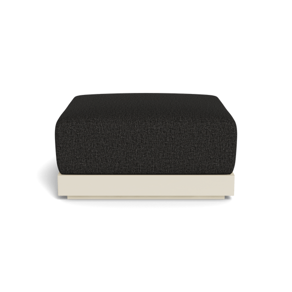 ANTIGUA OTTOMAN | Aluminum Bone, Copacabana Midnight,
