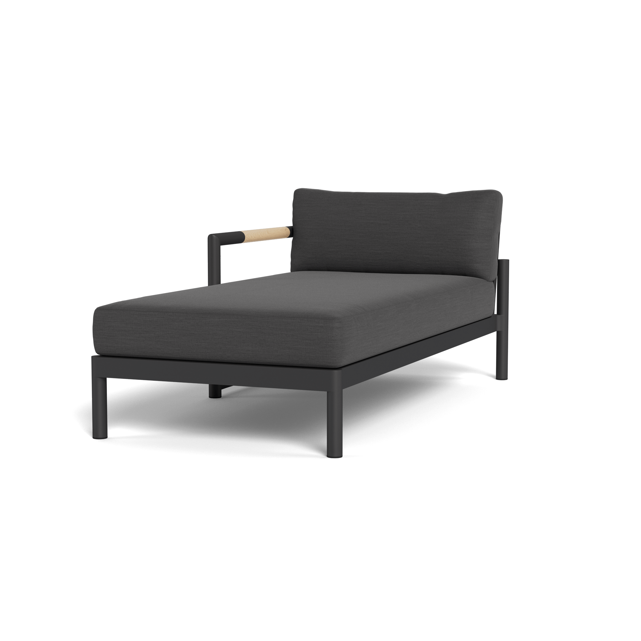 Breeze Xl Aluminum Chaise Left