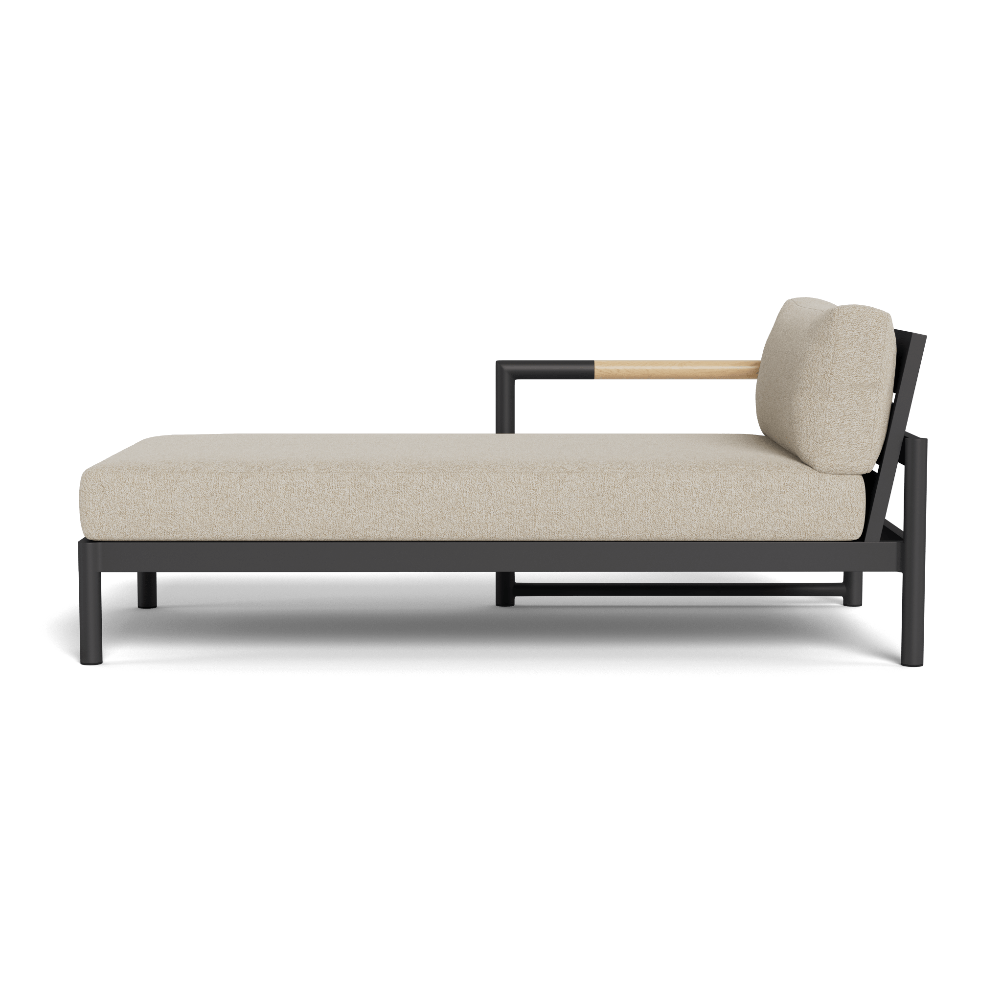 Breeze Xl Aluminum Chaise Left