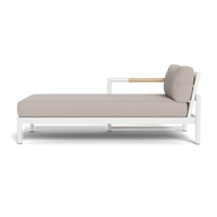Breeze Xl Aluminum Chaise Left