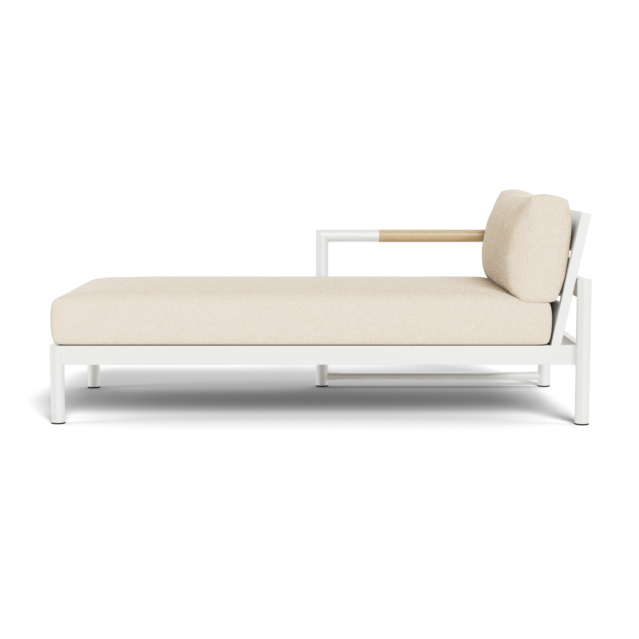 Breeze Xl Aluminum Chaise Left