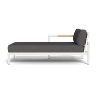 Breeze Xl Aluminum Chaise Left