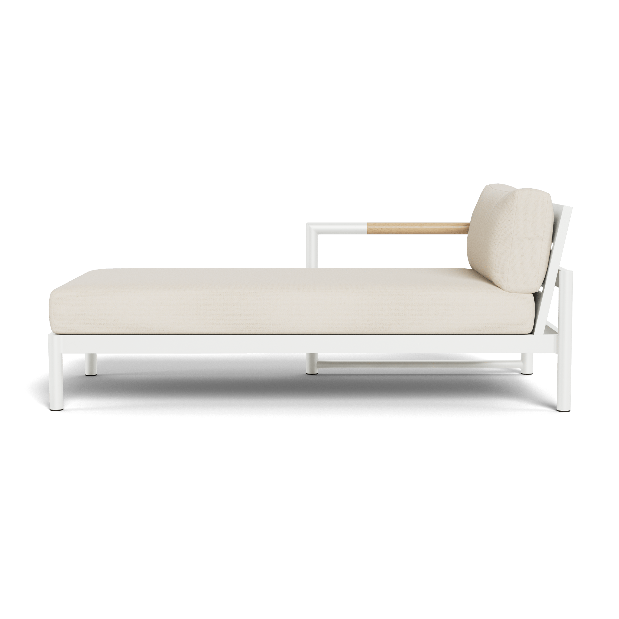 Breeze Xl Aluminum Chaise Left