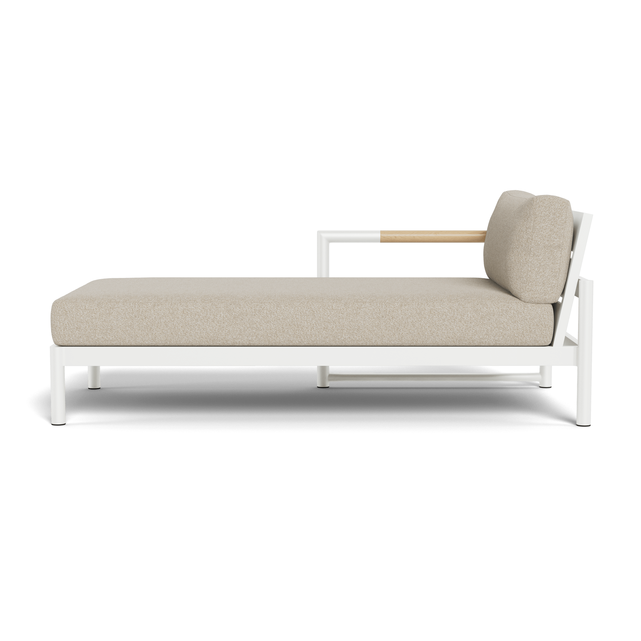Breeze Xl Aluminum Chaise Left