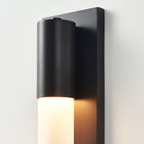 Breeze XL Outdoor Sconce | Aluminum Asteroid, Frosted Glass,