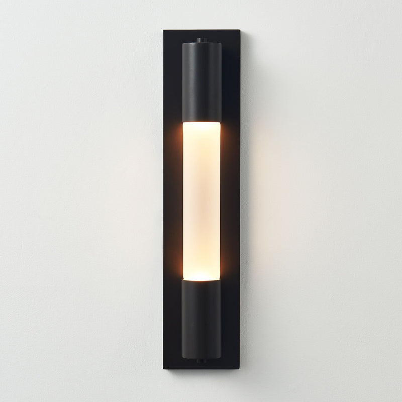 Breeze XL Outdoor Sconce | Aluminum Asteroid, Frosted Glass,