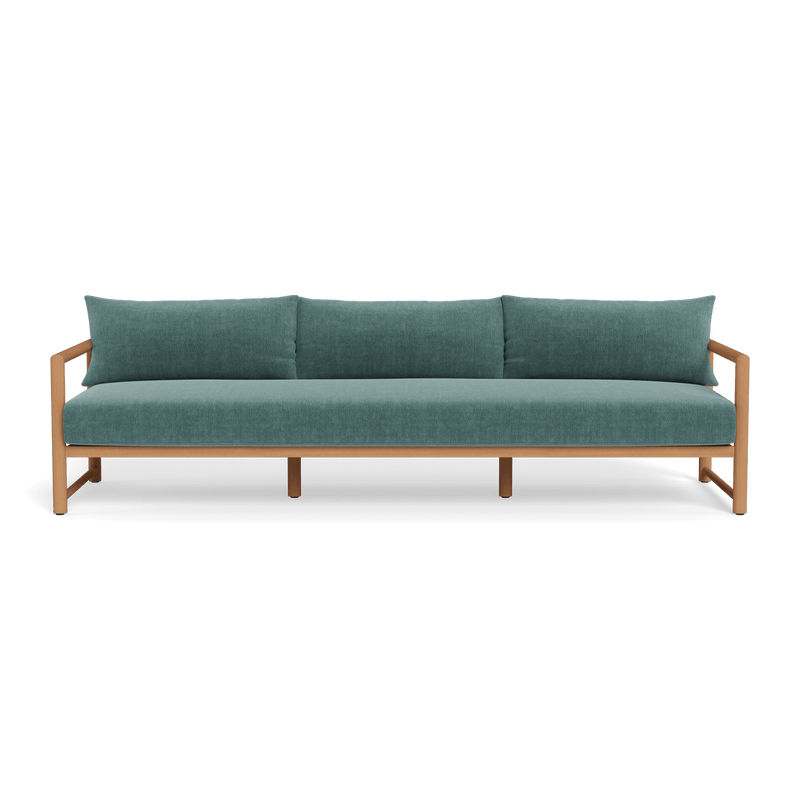 Breeze Xl Teak 3 Seat Sofa | Teak Natural, Altona Dew,