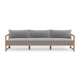 Breeze Xl Teak 3 Seat Sofa | Teak Natural, Altona Dove,