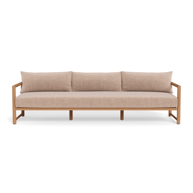 Breeze Xl Teak 3 Seat Sofa | Teak Natural, Altona Sand,