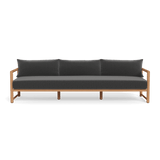 Breeze Xl Teak 3 Seat Sofa | Teak Natural, Marley Boulder,