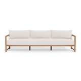 Breeze Xl Teak 3 Seat Sofa | Teak Natural, Marley Snow,