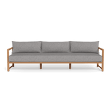 Breeze Xl Teak 3 Seat Sofa | Teak Natural, Pebble Fog,