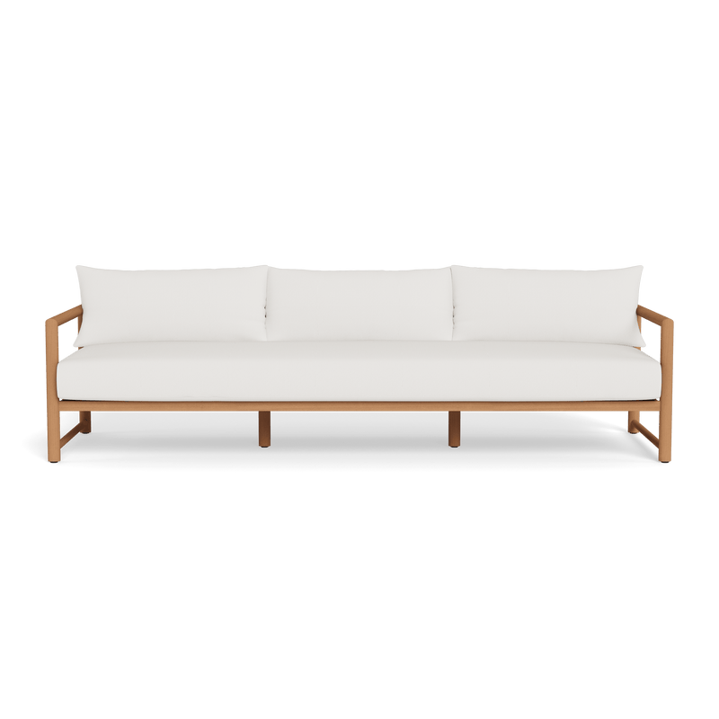 Breeze Xl Teak 3 Seat Sofa | Teak Natural, Stirling Salt,