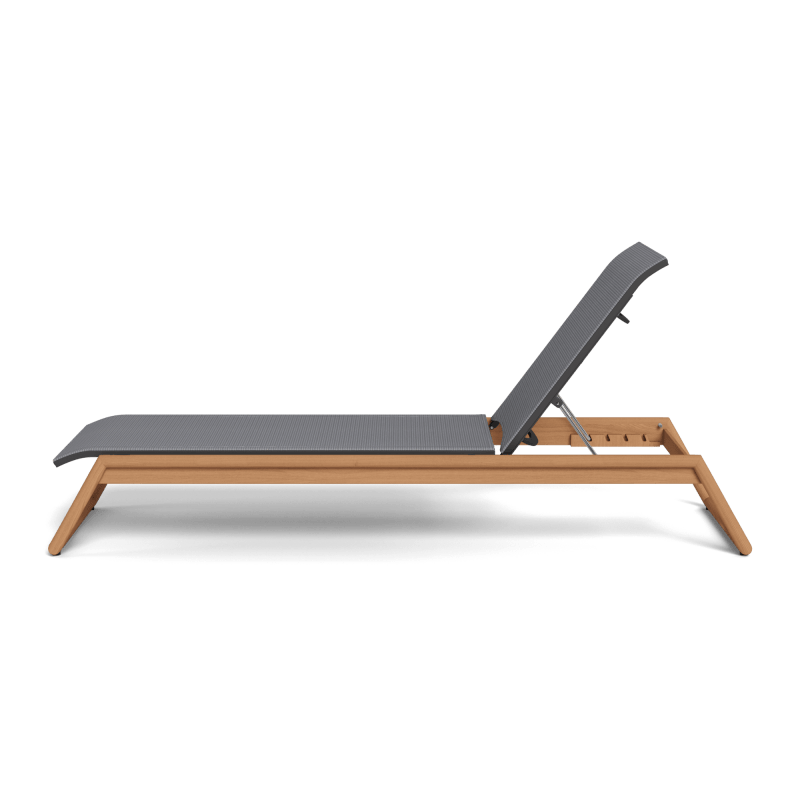 Breeze Xl Teak Stacking Sun Lounge