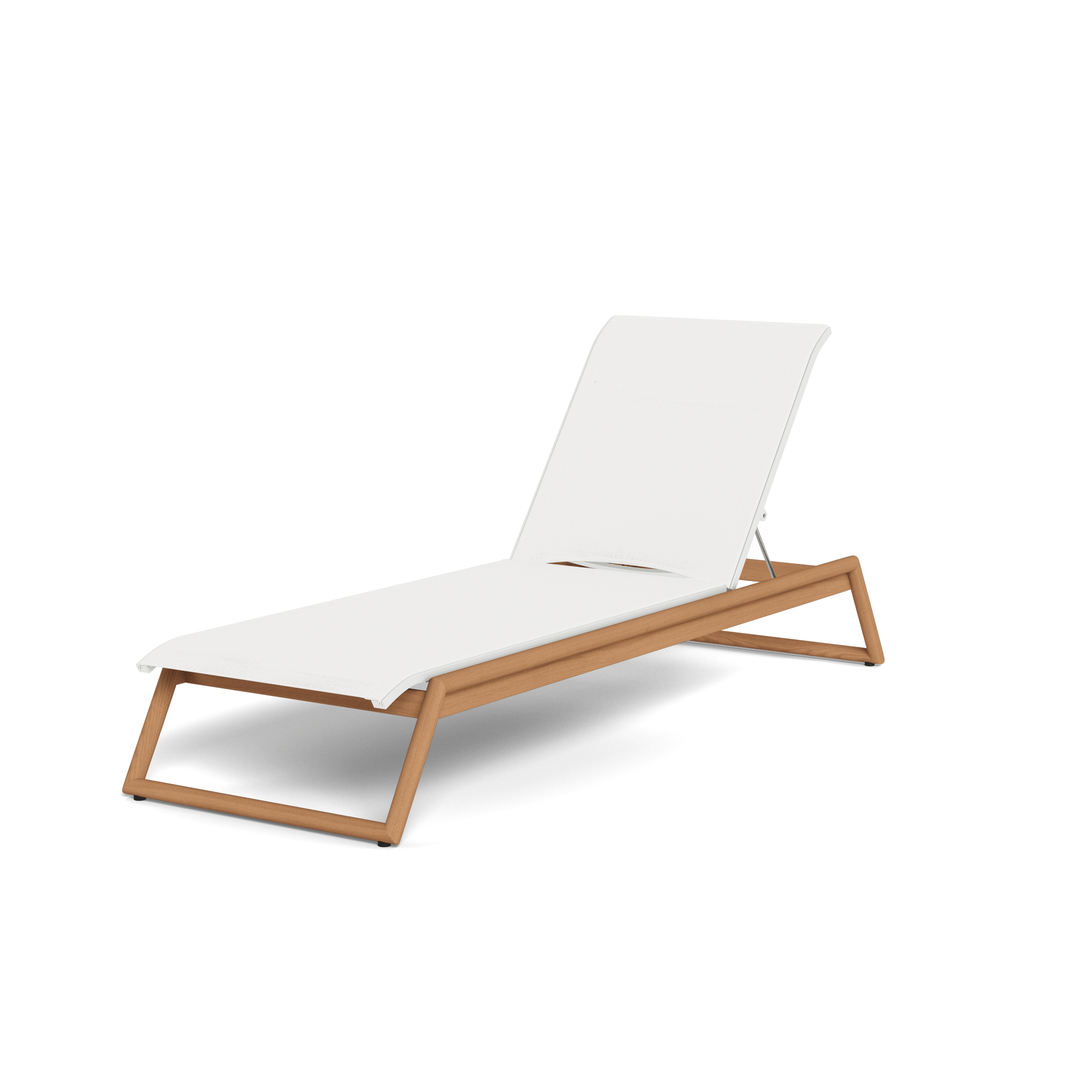 Breeze Xl Teak Stacking Sun Lounge