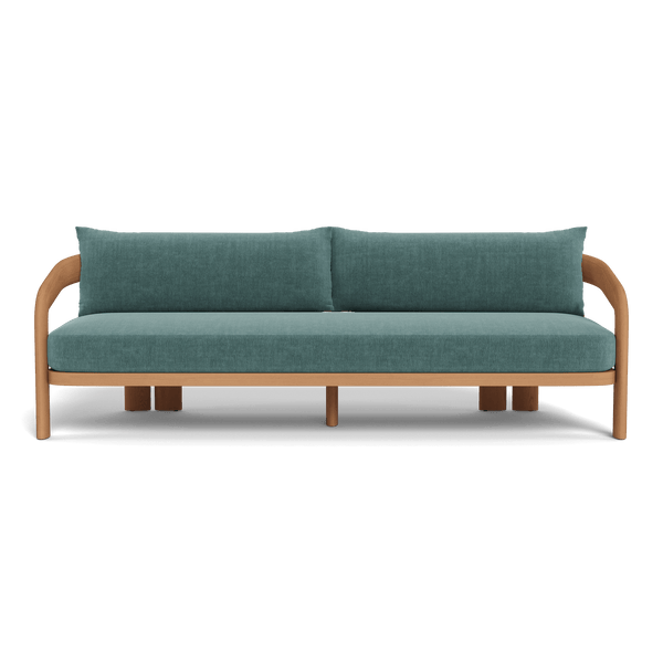 Chloe 3 Seat Sofa | Teak Natural, Altona Dew,