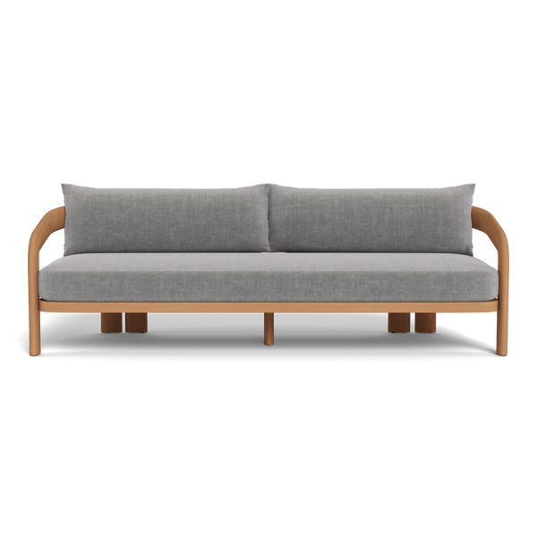 Chloe 3 Seat Sofa | Teak Natural, Altona Dove,