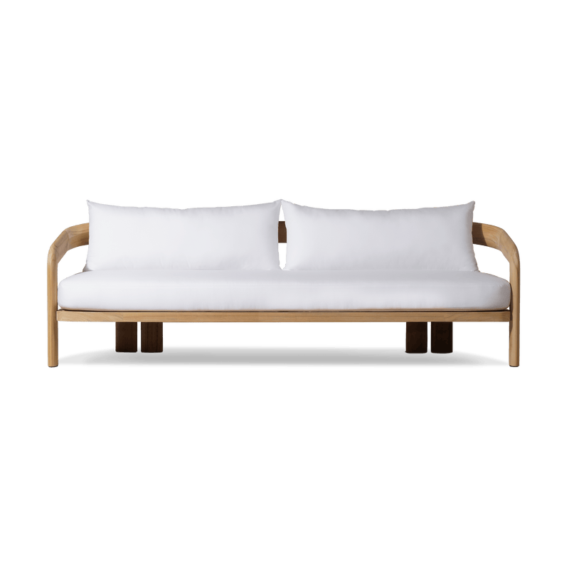 Chloe Teak 3 Seat Sofa