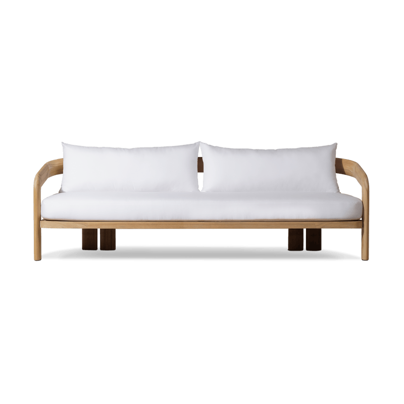 Chloe 3 Seat Sofa | Teak Natural, Copacabana Midnight,