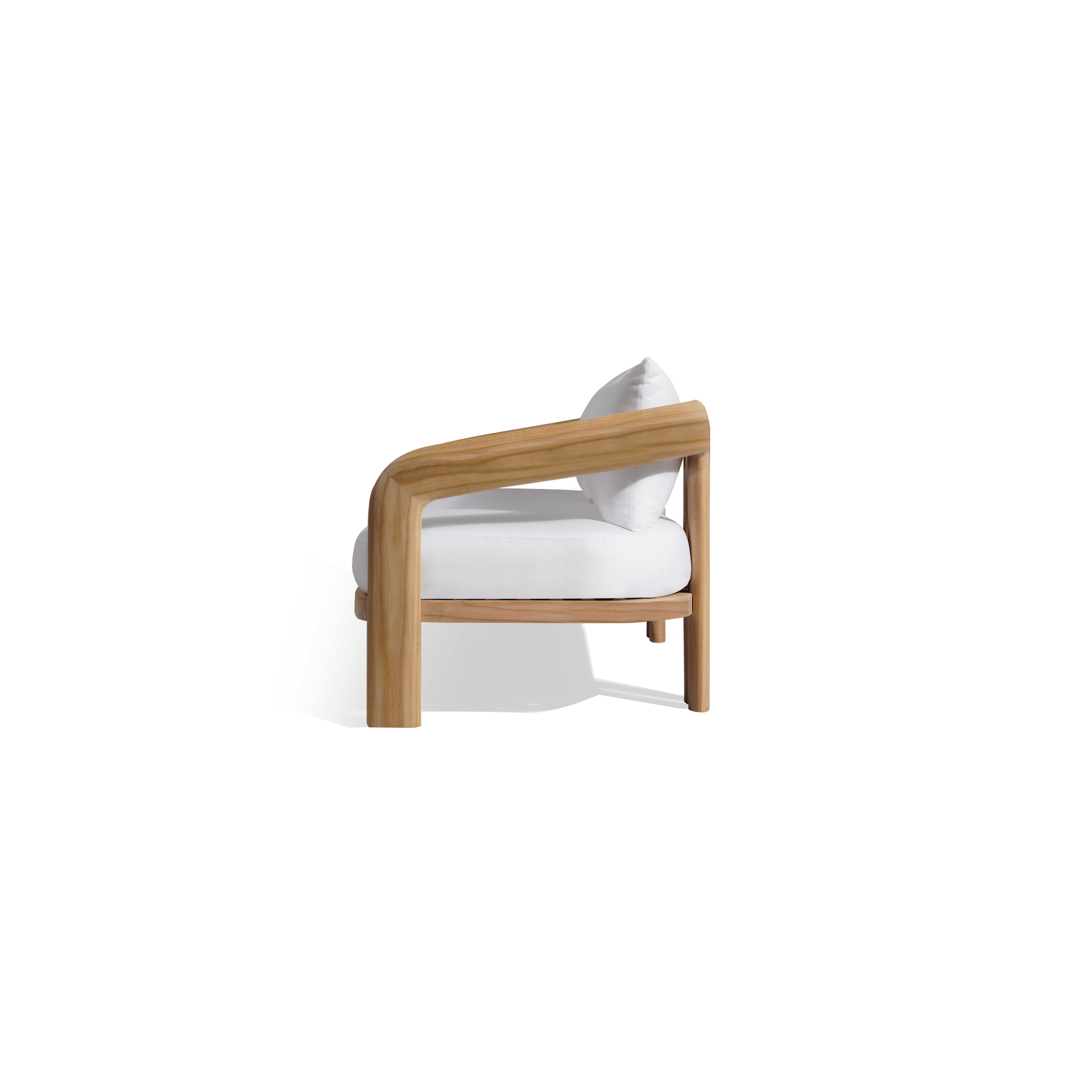 Chloe 3 Seat Sofa | Teak Natural, Copacabana Midnight,