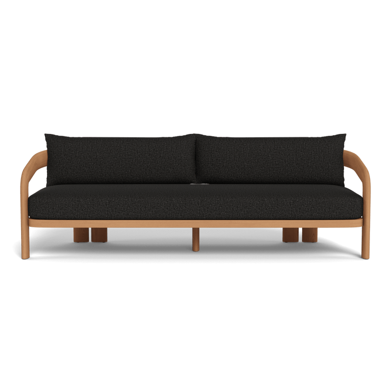 Chloe 3 Seat Sofa | Teak Natural, Copacabana Midnight,