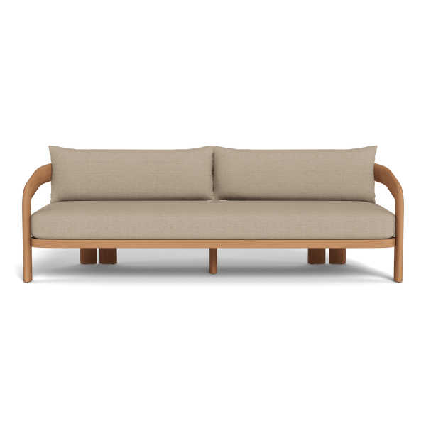 Chloe 3 Seat Sofa | Teak Natural, Monterey Sand,