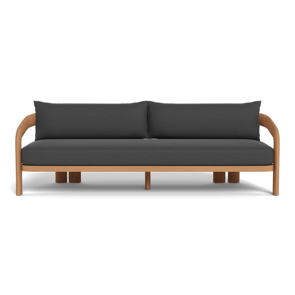 Chloe 3 Seat Sofa | Teak Natural, Panama Grafito,