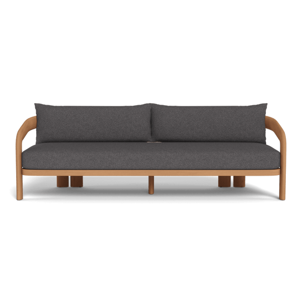 Chloe 3 Seat Sofa | Teak Natural, Riviera Slate,