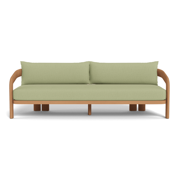 Chloe 3 Seat Sofa | Teak Natural, Stirling Sage,