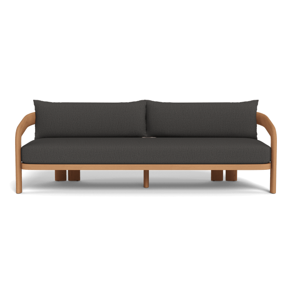 Chloe 3 Seat Sofa | Teak Natural, Stirling Shadow,