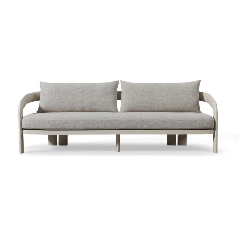 Chloe Aluminum 3 Seat Sofa