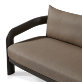 Chloe Aluminum 3 Seat Sofa | Aluminum Bronze, Altona Dew,
