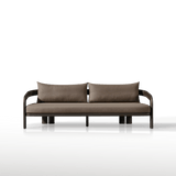 Chloe Aluminum 3 Seat Sofa | Aluminum Bronze, Altona Dew,