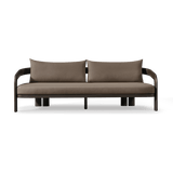 Chloe Aluminum 3 Seat Sofa | Aluminum Bronze, Panama Coco,