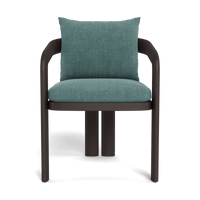 Chloe Aluminum Dining Chair | Aluminum Bronze, Altona Dew,