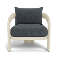 Chloe Aluminum Lounge Chair | Aluminum Bone, Altona Slate,