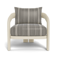 Chloe Aluminum Lounge Chair | Aluminum Bone, Bateau Classic,