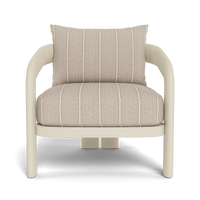 Chloe Aluminum Lounge Chair | Aluminum Bone, Malibu Flax,