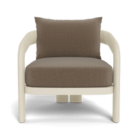 Chloe Aluminum Lounge Chair | Aluminum Bone, Marley Mink,