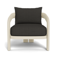 Chloe Aluminum Lounge Chair | Aluminum Bone, Monterey Charcoal,