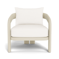 Chloe Aluminum Lounge Chair | Aluminum Bone, Panama Blanco,