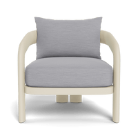 Chloe Aluminum Lounge Chair | Aluminum Bone, Panama Cloud,